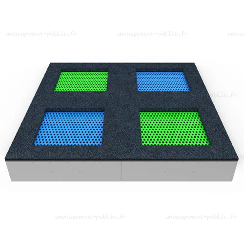 Set Trampolines Carré CR4